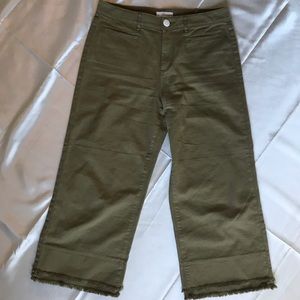 Wide Leg Cropped LOFT Pants